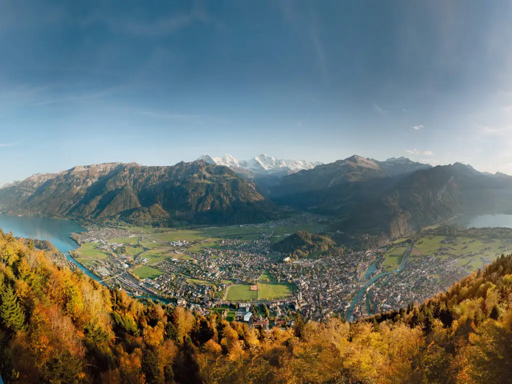 Interlaken: Panorama Von Interlaken